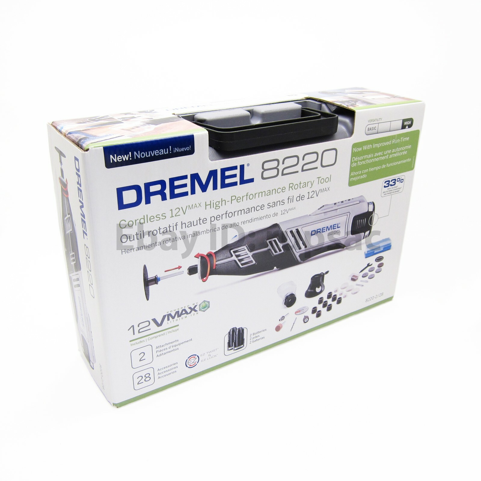 New DREMEL rotary tool EMPTY storage case MODEL 8220