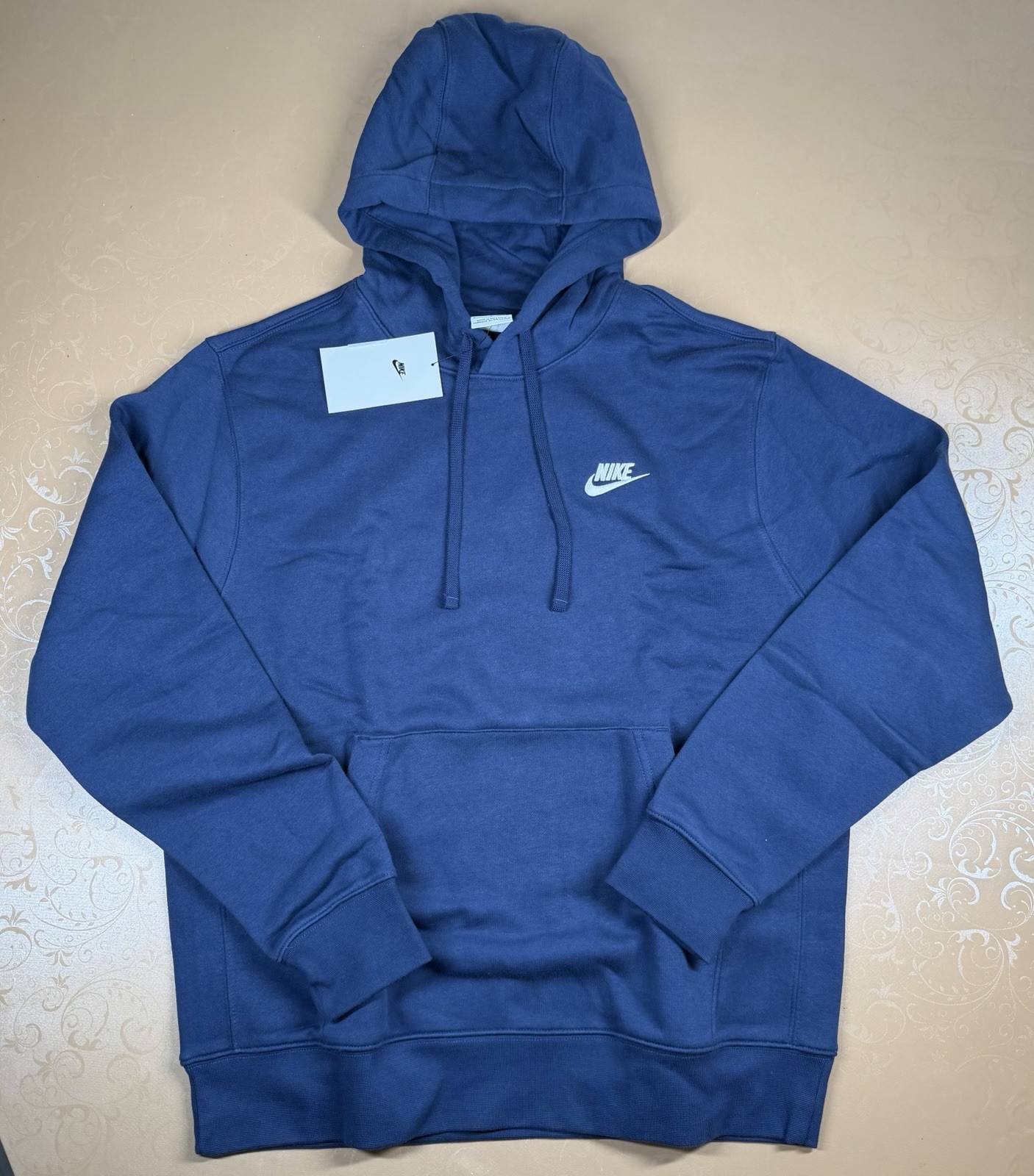Nike Sportswear Club Fleece Hoodie Midnight Navy Men's ALL SIZES BV2654-410 NEW