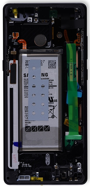OEM Service Pack AMOLED Screen Replacement kit for Samsung Galaxy Note 8 Black