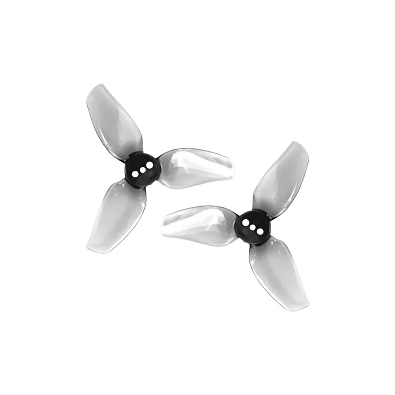 HQProp T2.2x2x3 Gray PC Tri-Blade Prop 2CW 2CCW for FPV Drone 2.2 Inch 4pcs