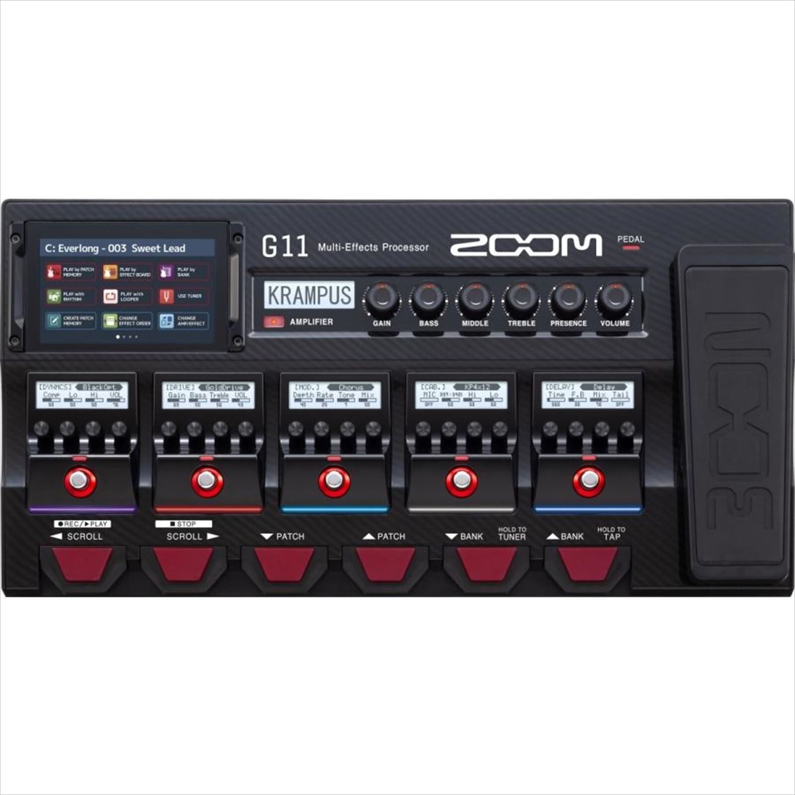 ZOOM G11 Guitar Multi-Effects Pedals Processor Japan NEW