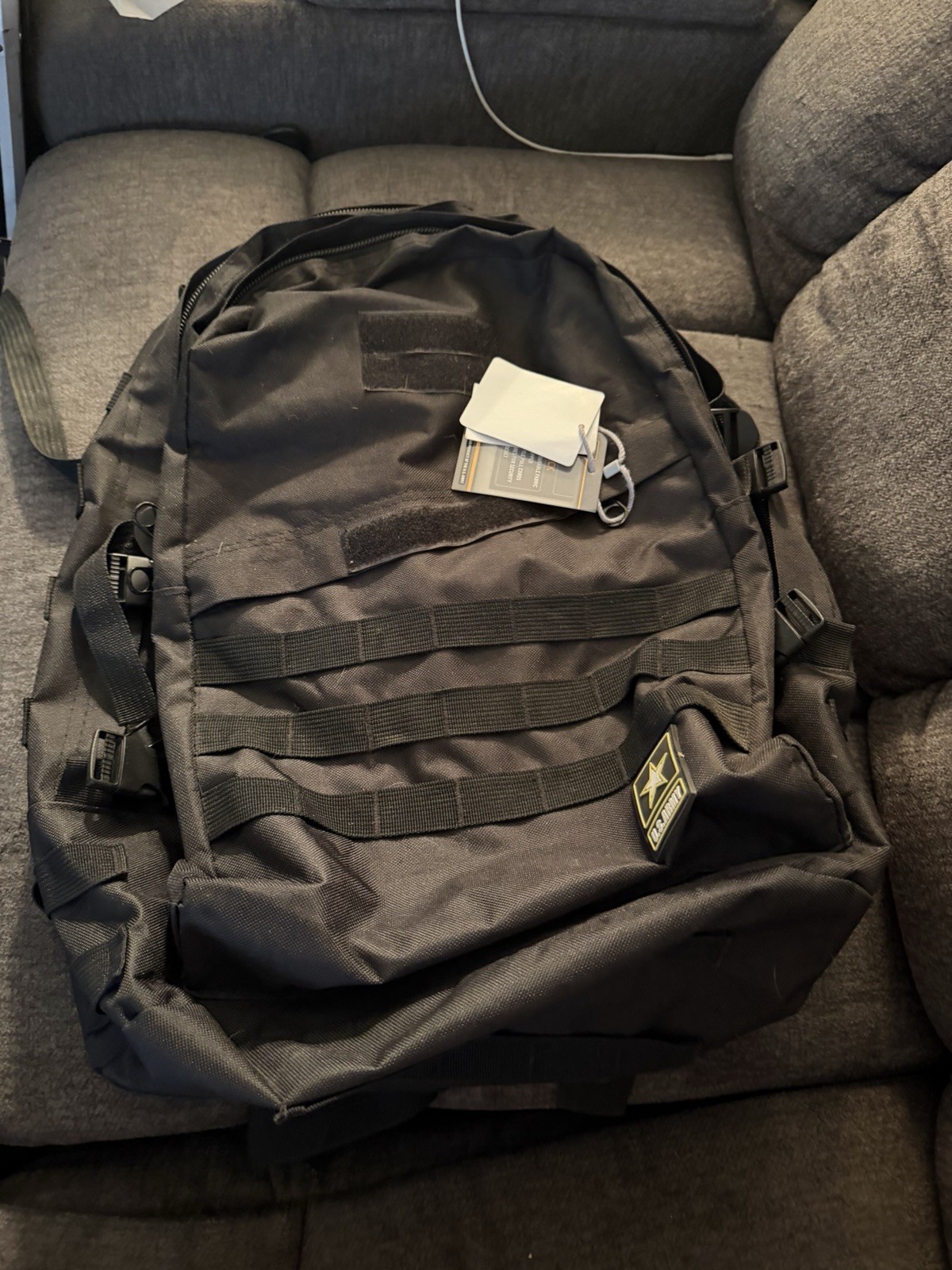 Officially Licensed US Army Rucksack Backpack Black W/ Tags