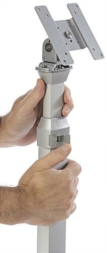 Tablet Stand with Adjustable Height, Silver