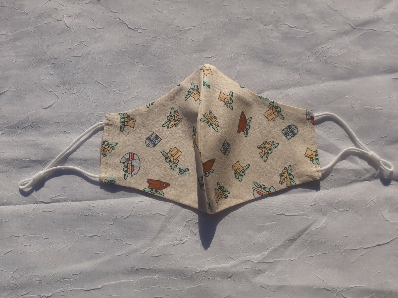 Mandalorian and Grogu Adult Face Mask / Handmade / Reusable / Washable