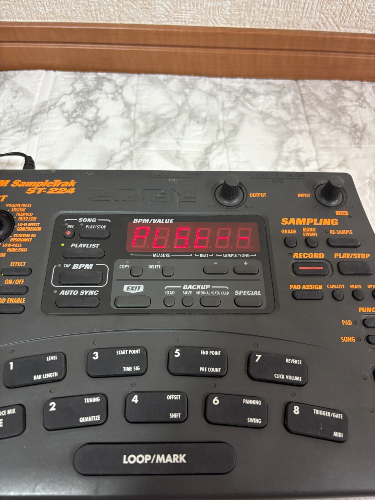 Zoom ST-224 SampleTrak Vintage Digital Sampler Rhythm Machine Japan Tracking