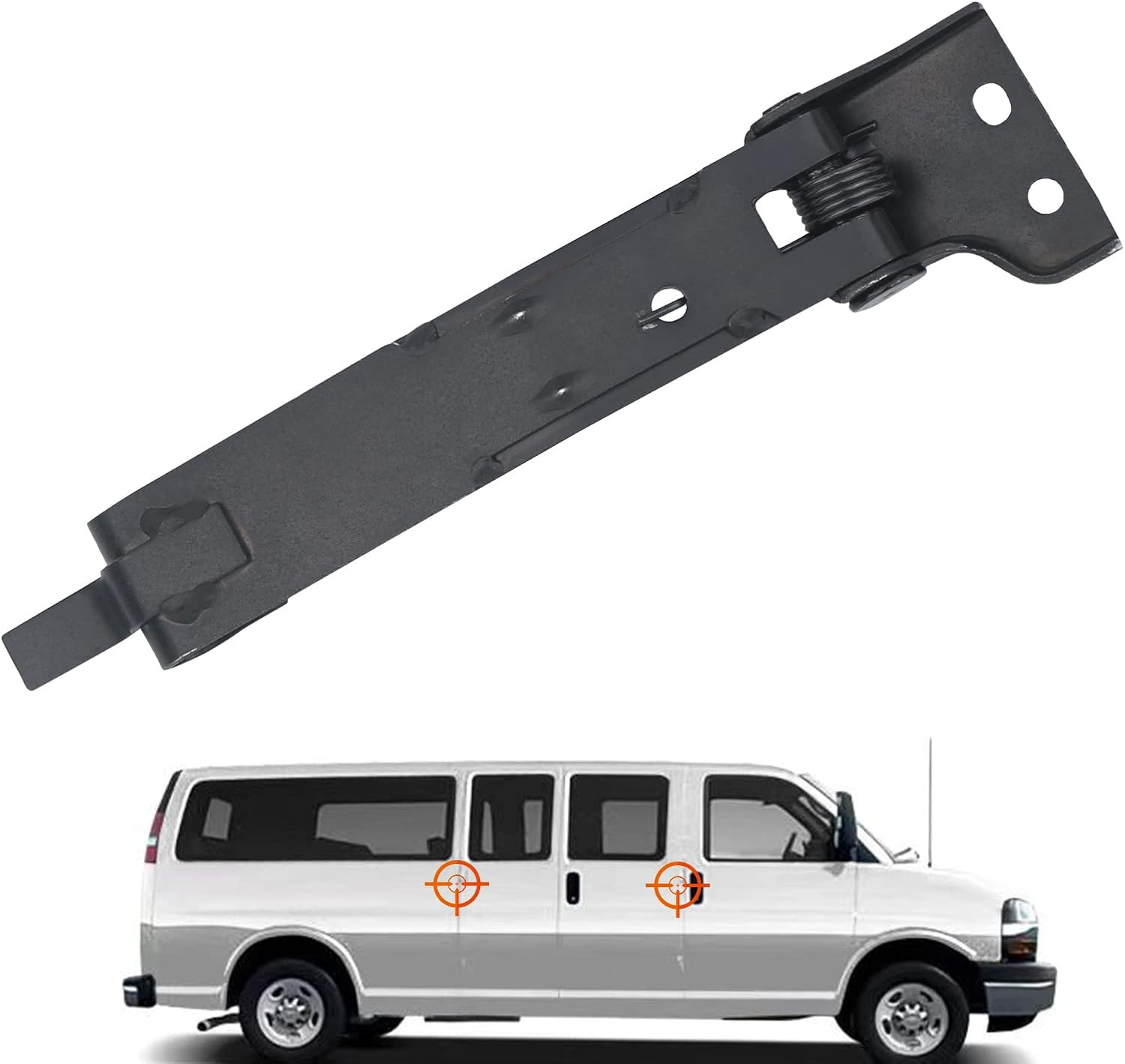 TQPONLY Door Check Strap,Compatible with 1996-2020 Chevy Express 1500 Black