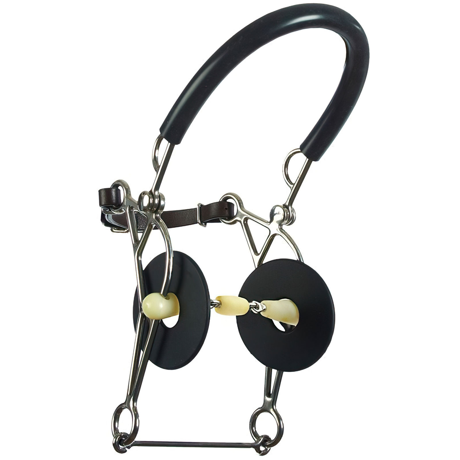 HAPPY MTH Roller Hackamore Double Jointed Bit (467528SS)
