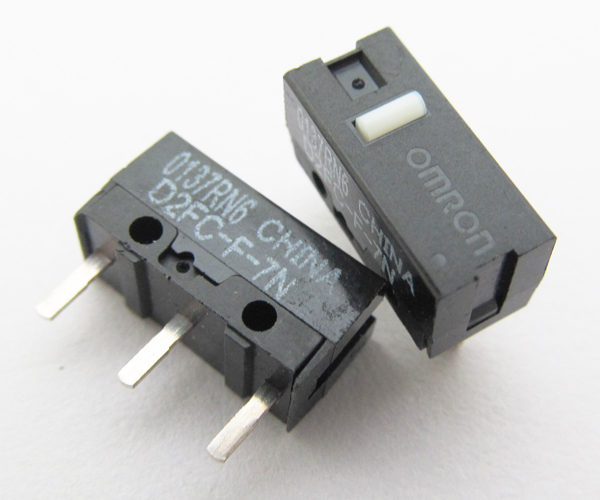 2pcs OMRON Micro Switch D2FC-F-7N Micro Switch Microswitch 3pin for Mouse