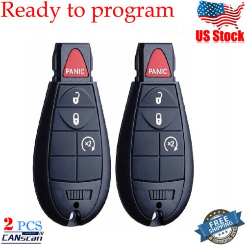 for 2014-2021 Jeep Cherokee Remote Fobik Key Fob 4 Button 433MHz 4A Chip GQ4-53T