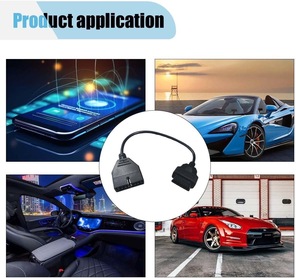 Essential 12 Pin to 16 Pin Adapter: Professional Scanner Cable for GM Vehicles