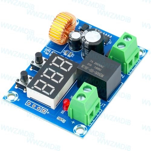 2 Pcs Low Voltage Cutoff Disconnect 12-36V Low Voltage Digital Protector for