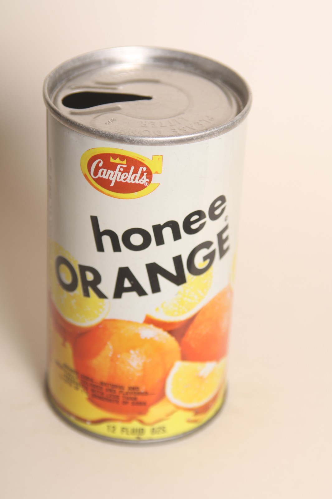 Canfields Honee Orange soda can - 12oz