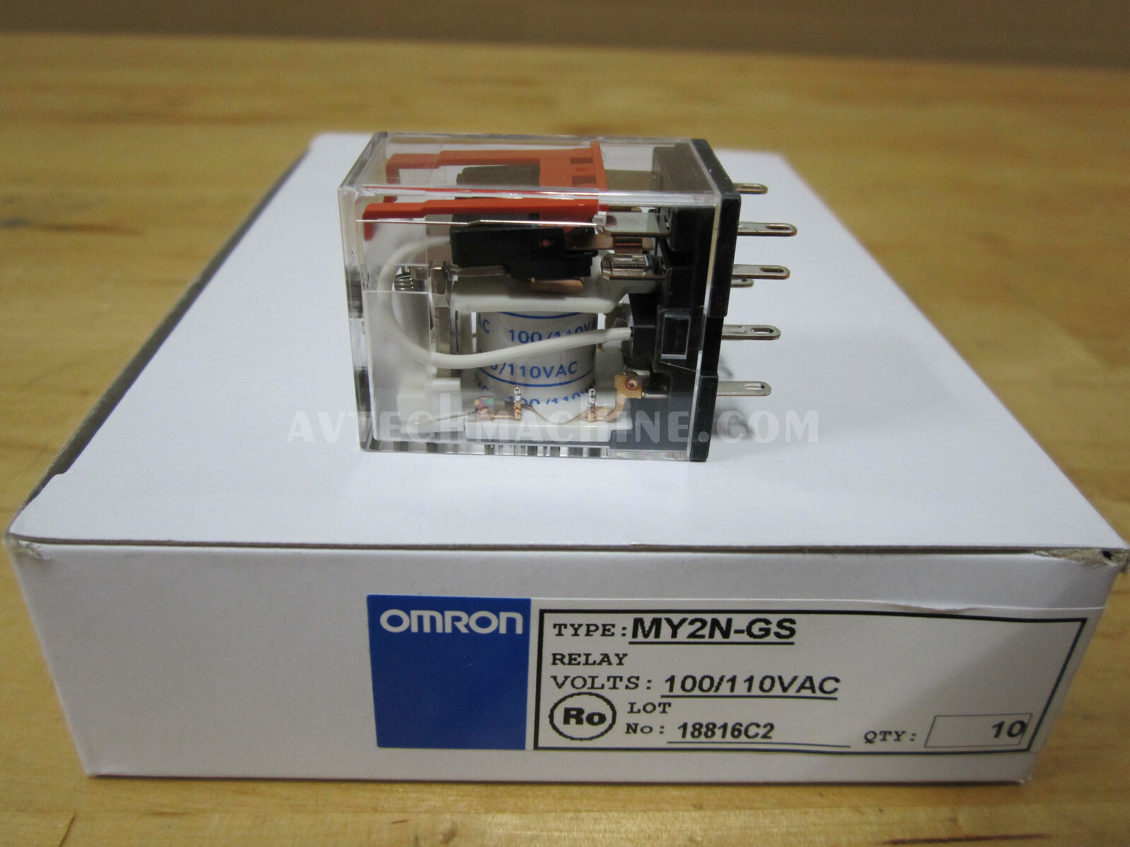 Omron Relay 8 Pin Coil 110V MY2N-GS-110V