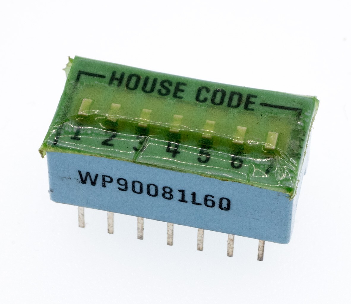 CTS WP90081L60 7 Position 14 Pin SPST Through-Hole DIP Switch Lot of 5
