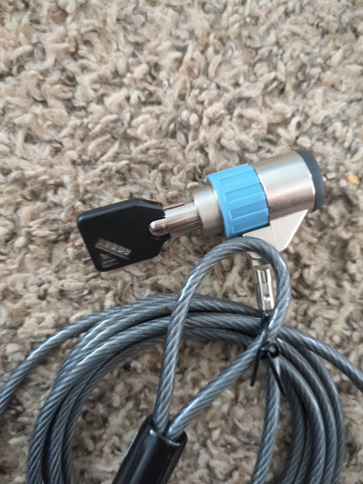 Brenthaven Zero Impact 4100 Keyed Cable Lock for Notebooks and Laptops