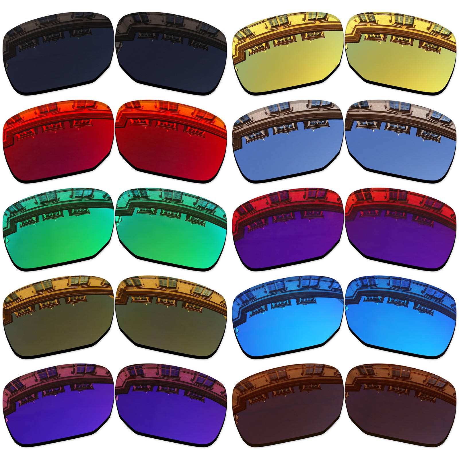 Vonxyz Polarized Replacement lenses for Oakley Ejector OO4142 Sunglass Multiple