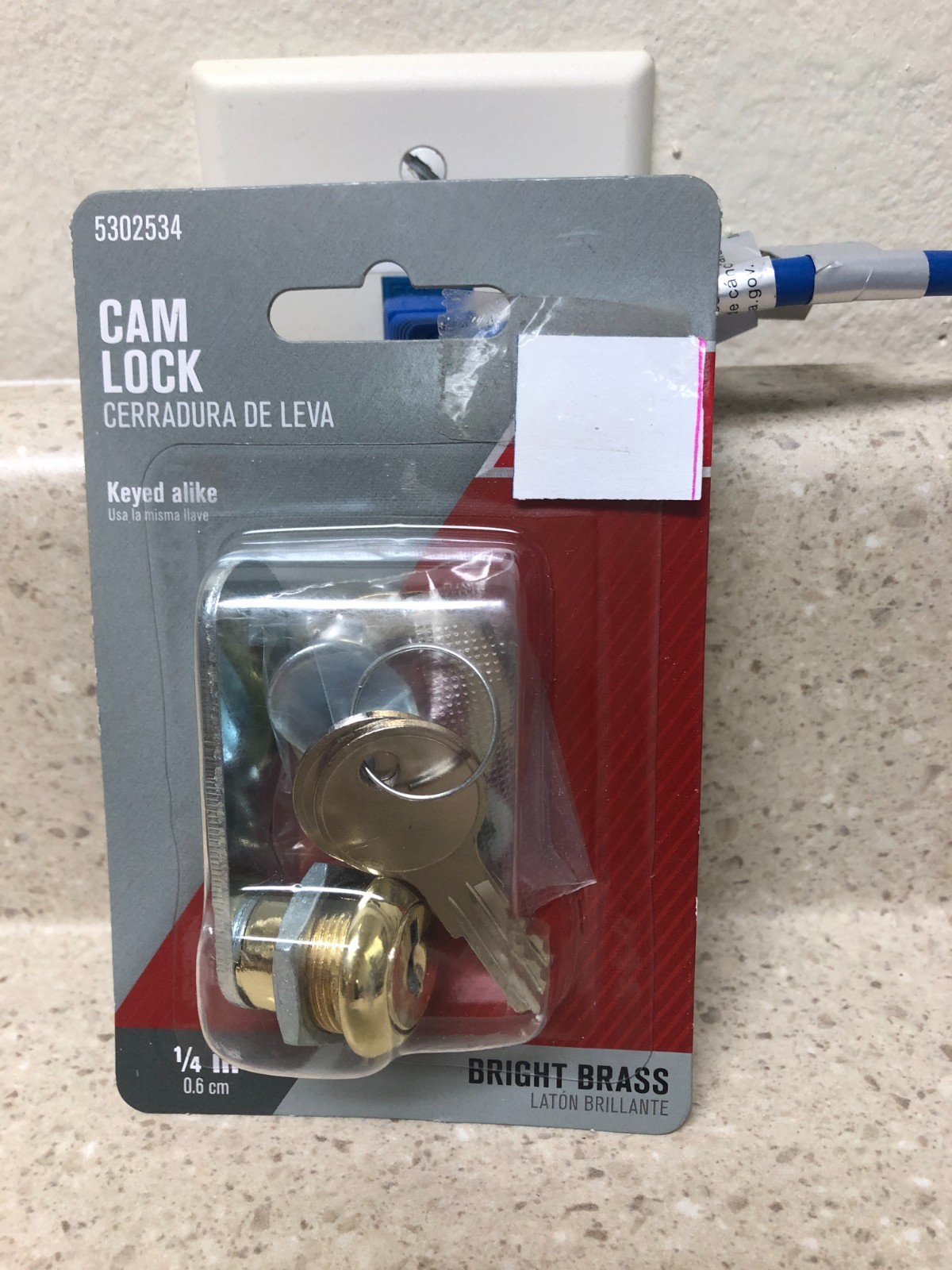 Bright Brass Yellow Brass Cam Lock
