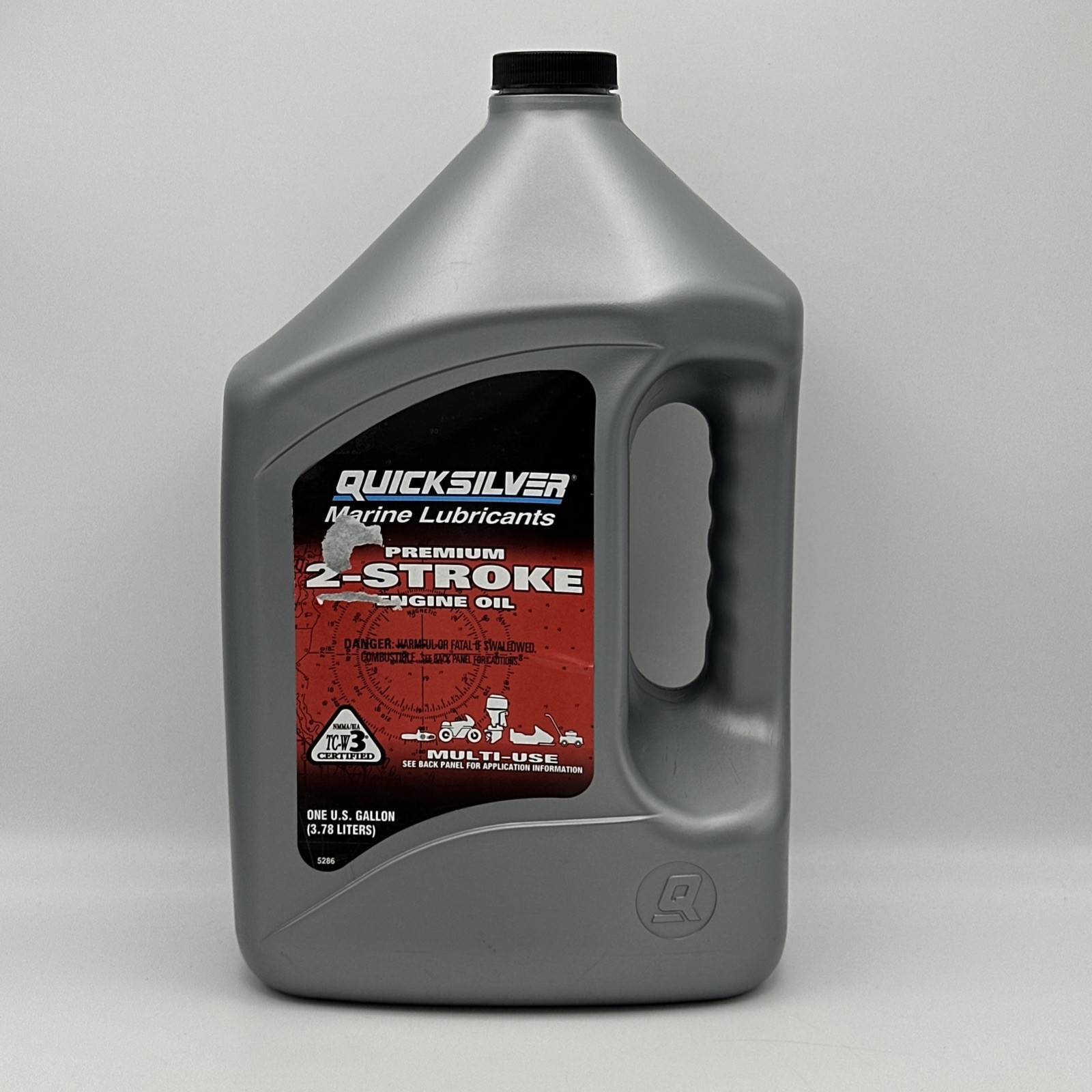 Quicksilver Premium TCW-3 2-Stroke Outboard Engine Oil - One Gallon
