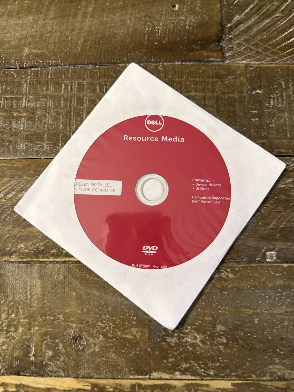 Dell Resource Media Software PC Cd Rom