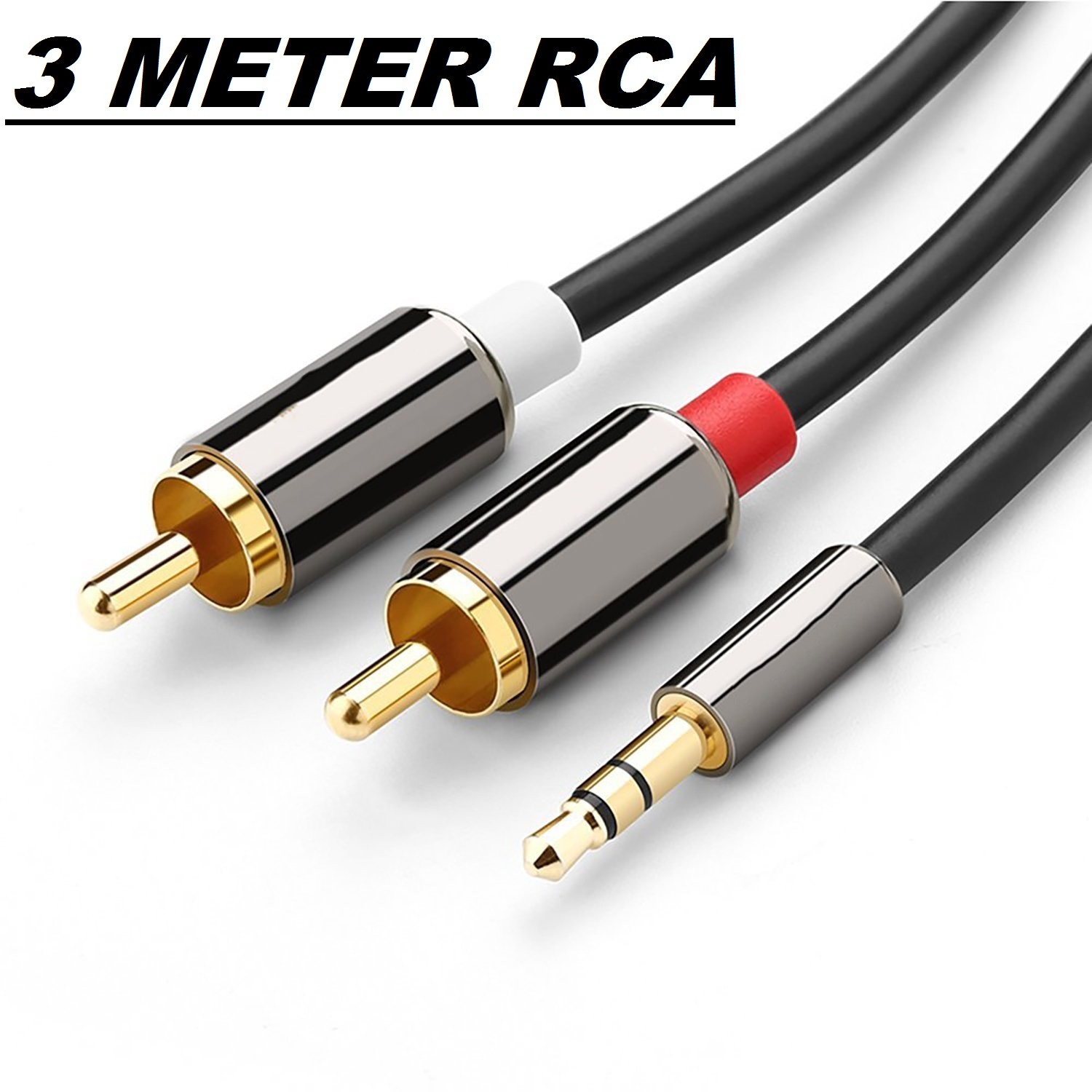 RCA to 3.5mm AUX Audio Cable 3M