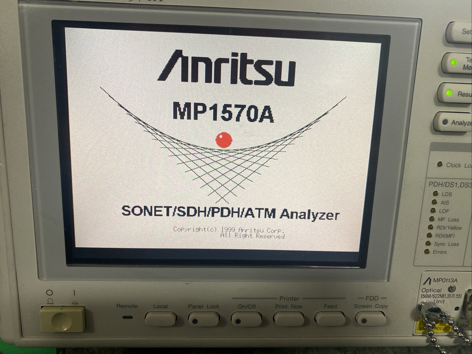 Anritsu MP1570A Sonet/SDH/PDH/ATM Analyzer Opt 2, 11