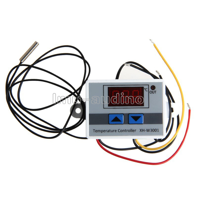 12V/24V/220V Digital LED Temperature Controller Thermostat Control Switch Probe