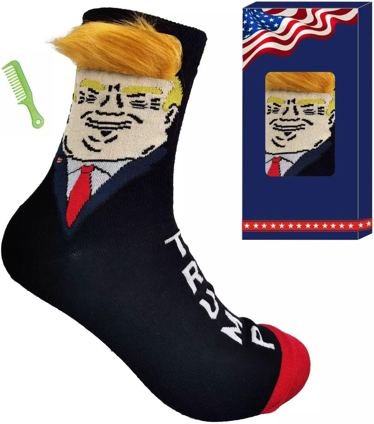 Trump Socks - Unisex Funny Gift Socks Novelty President 2024 Socks MAGA socks Gi