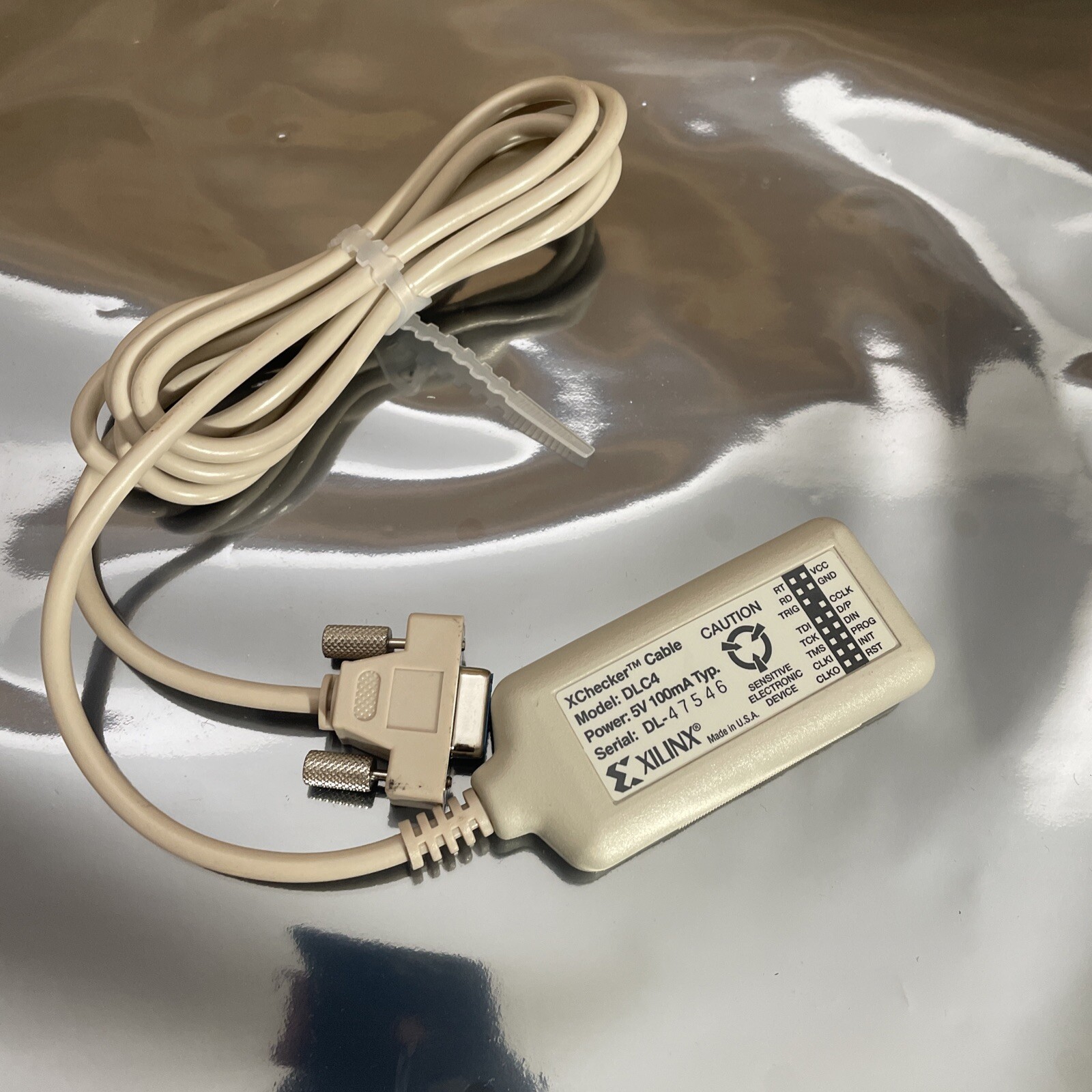Xilinx DLC4, 5V XChecker Serial Cable only as pictured tested working