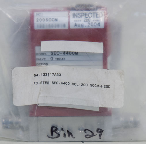 NEW Horiba STEC SEC-4400M HCl 200 sccm Mass Flow Controller MFC ASM 54-123117A33