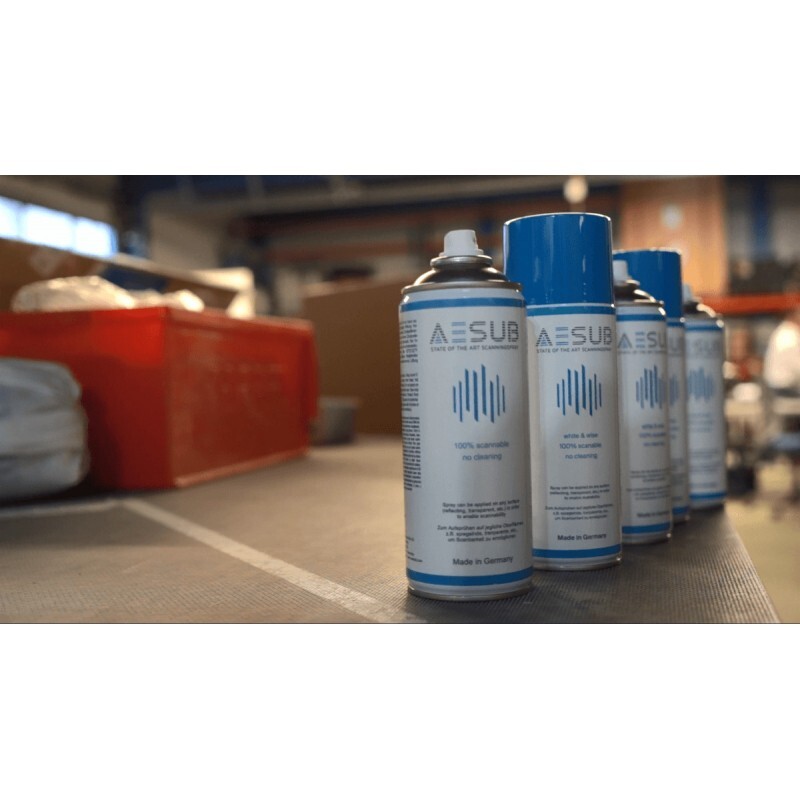 AESUB Blue Scanning Spray Universal self-evaporating 3D scanning spray!