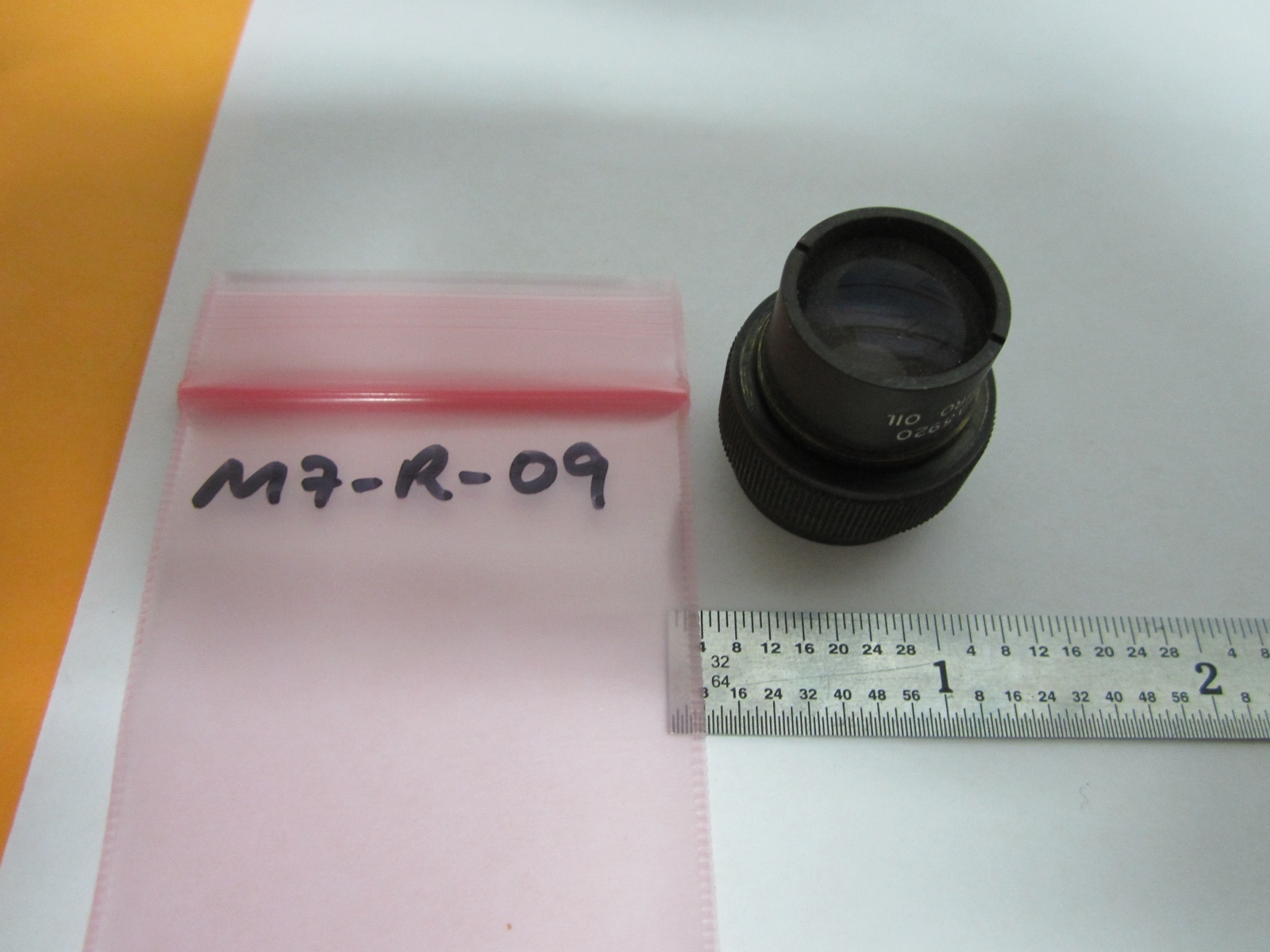 MICROSCOPE PART OBJECTIVE VICKERS AA5620 ACHRO OPTICS AS IS BIN#M7-R-09