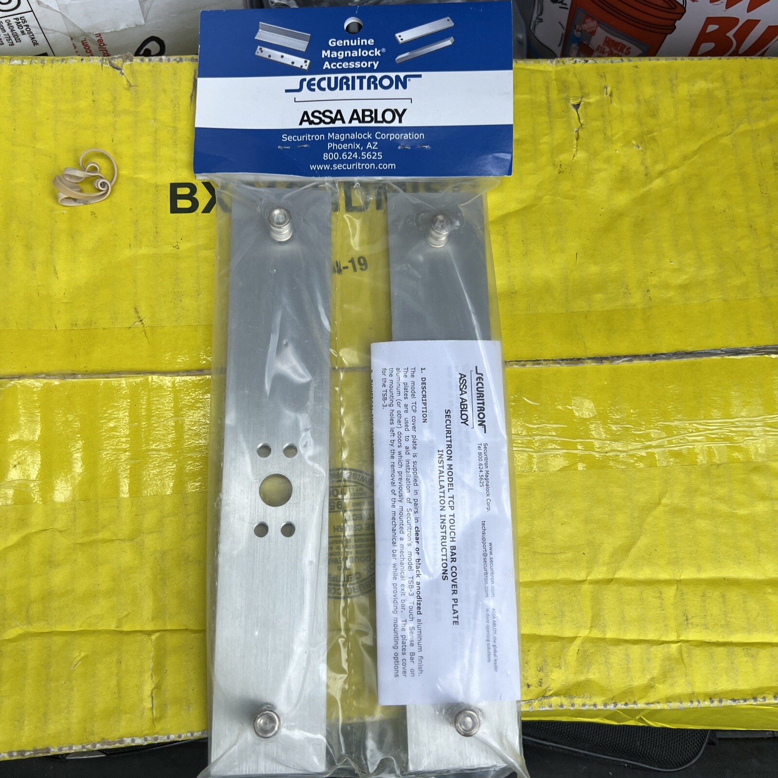 Securitron TCP-CL Touch Bar Cover Plate Set - Fast Free Ship - NIB