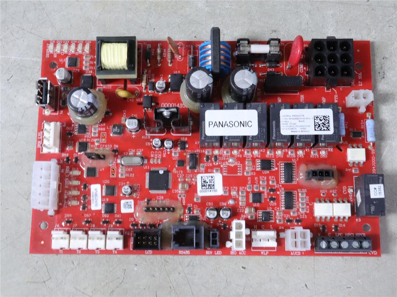 Manitowoc Panasonic Control Products 0000014150 Ice Machine Control Board