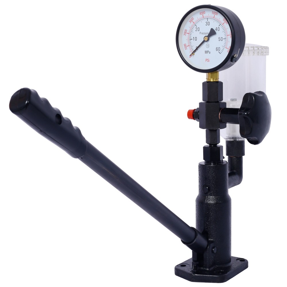 600Bar 8000PSI Diesel Fuel Injector Tester with Dual Scale Gauge