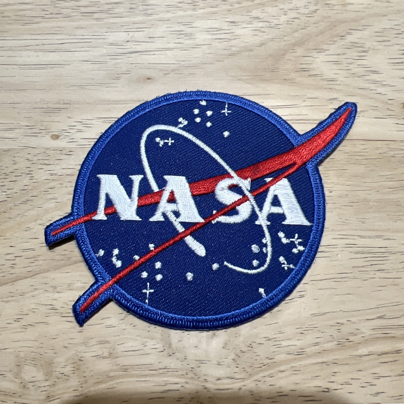 Vintage NASA Vector Logo Insignia Space Program  Patch
