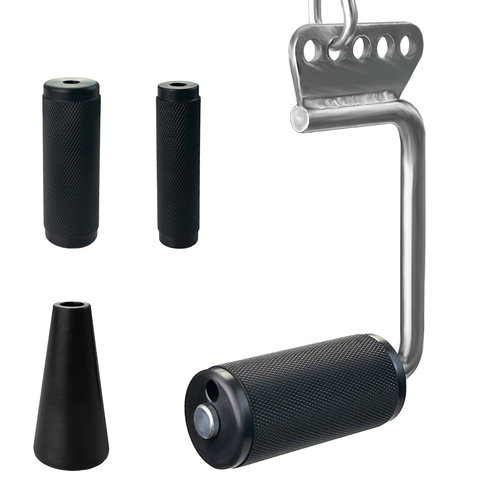 4Pcs  Wrist Strength Training Equipment Arm Wrestling Handles LAT Pulldown Bar