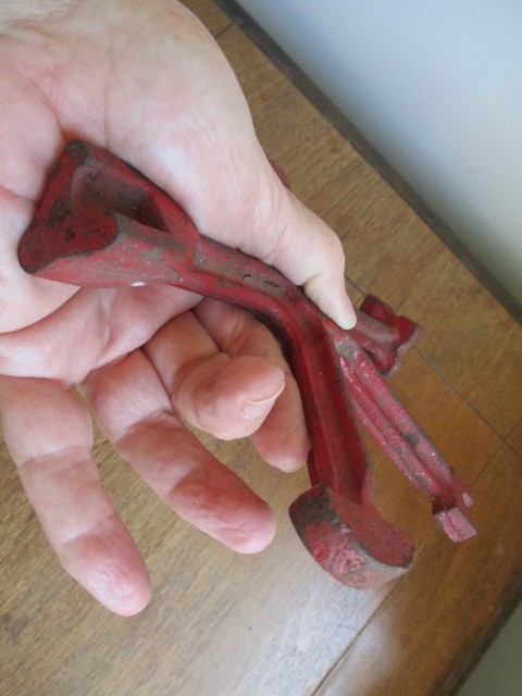 Universal Cast Iron Multi-Purpose 6 Arm Valve Wrench Steampunk.