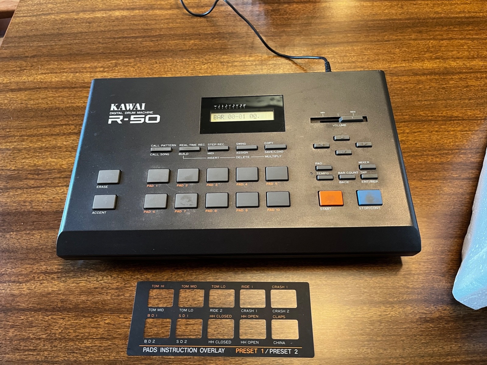 KAWAI R-50 Digital Drum Machine Rhythm Machine