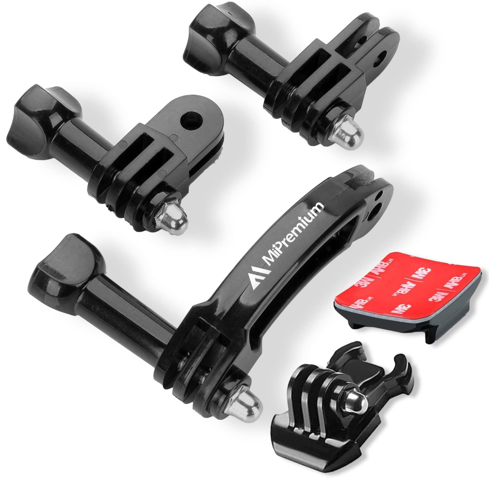Rotary Extension Arm Helmet Mount Set for GoPro Hero 13 12 11 10 9 8 7 6 5 4 ...