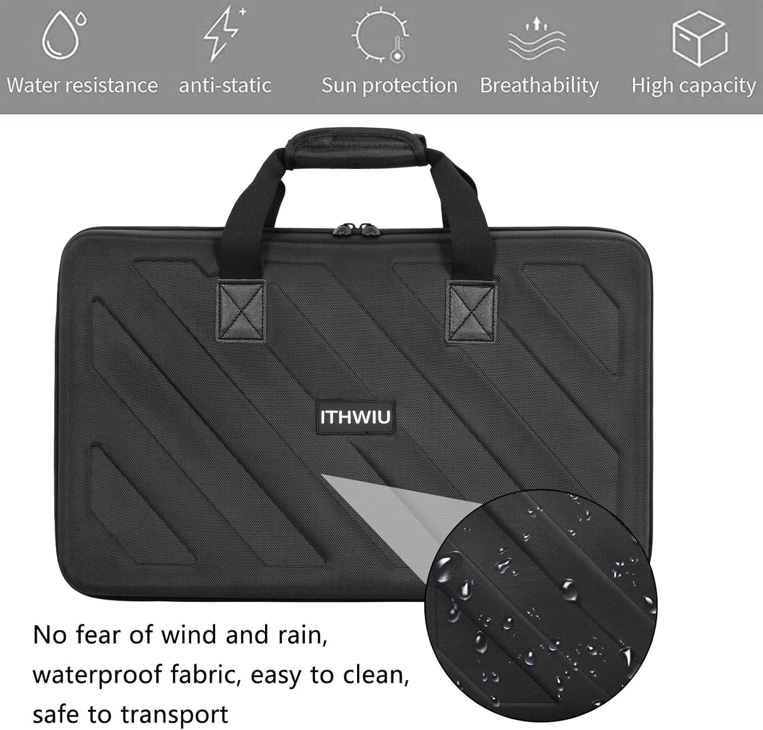 Stylish Travel Case for DDJ Controllers with Argyle Pattern and Buffer Sponge