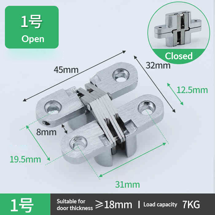 Soss Cabinet Invisible/Hidden Hinge / Concealed Mortice / Various Model / Zinc