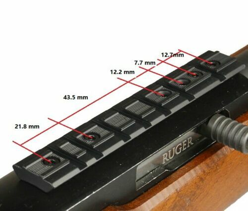Ruger 1022 Top Weaver Mount With 4 Adjustable Reflex Dot Sight Variations Color