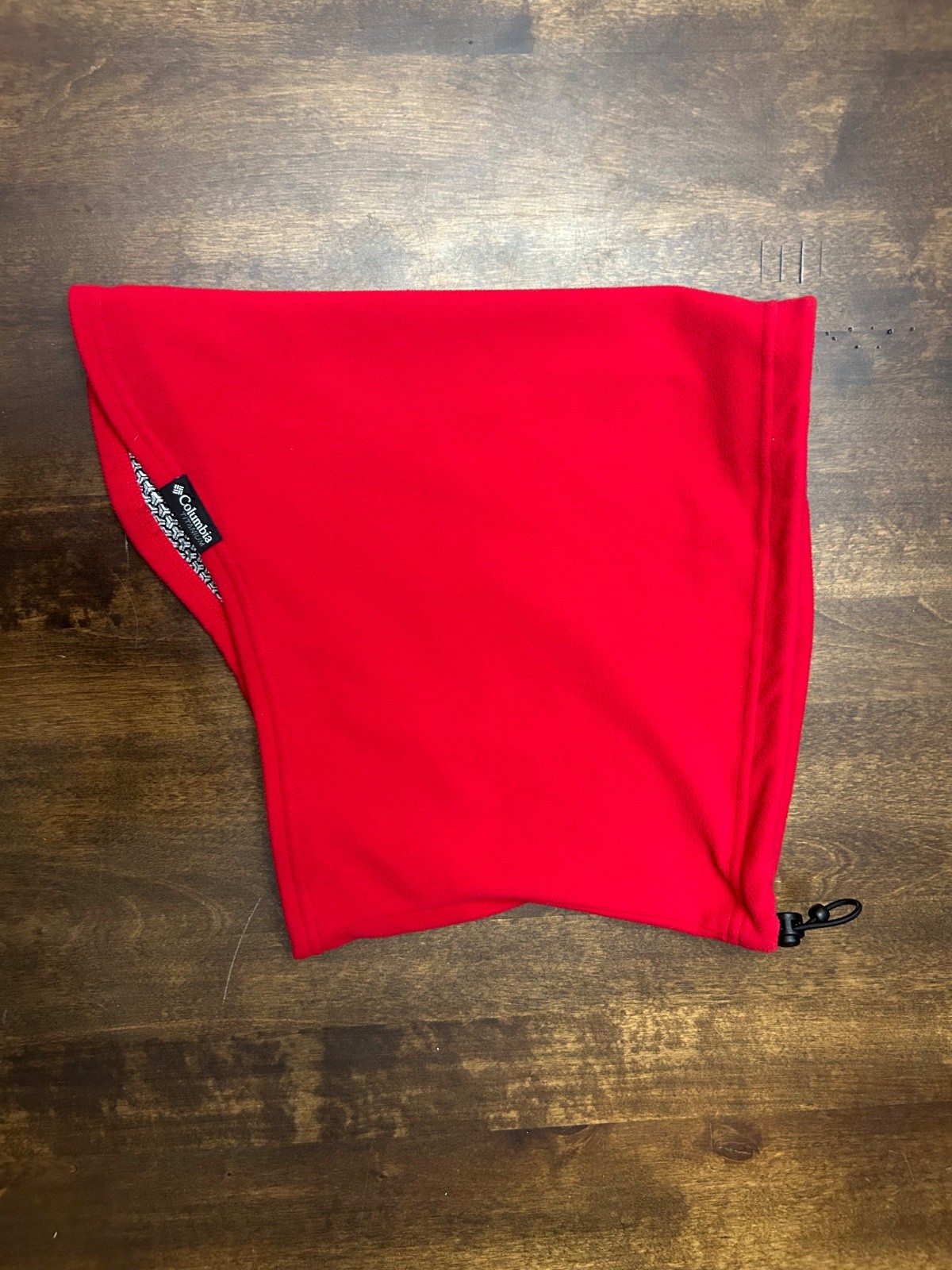 columbia titanium neck gaiter red one size