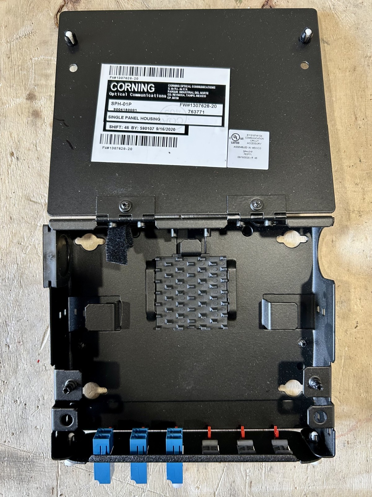 Pair Of CORNING SPH-01P SINGLE PANEL HOUSING