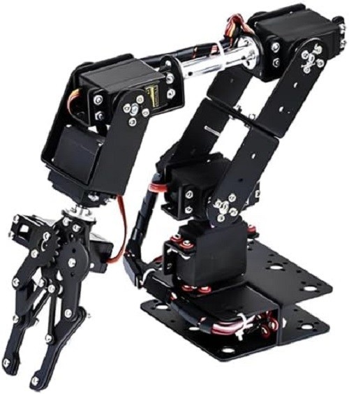 6DOF Mechanical Arm Claw Kit, Manipulator Industrial Robot Mechanical Arm Aut...