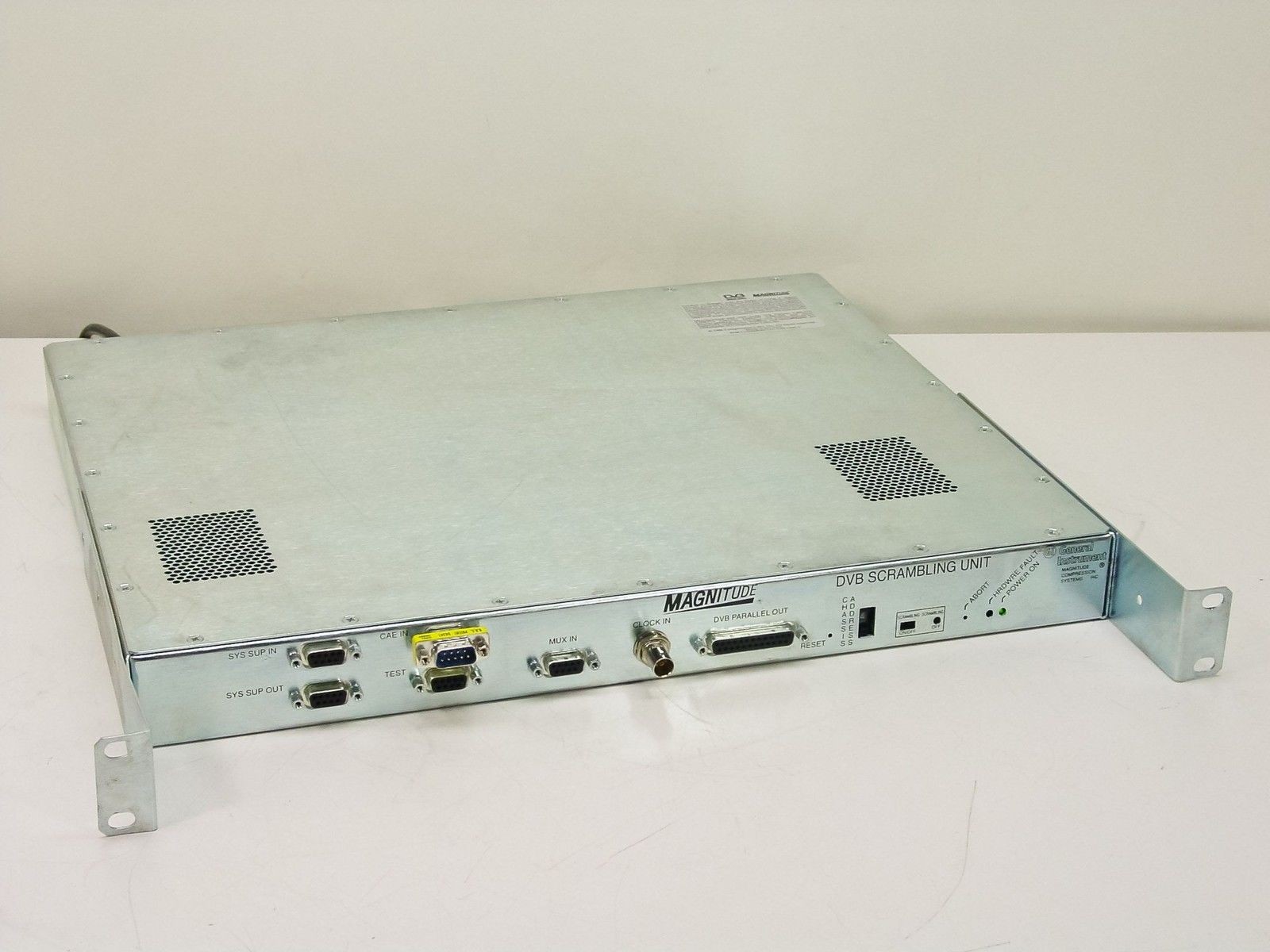General Instrument Magnitude 00-410809-01 DVB Scrambling Unit 19" Rackmount