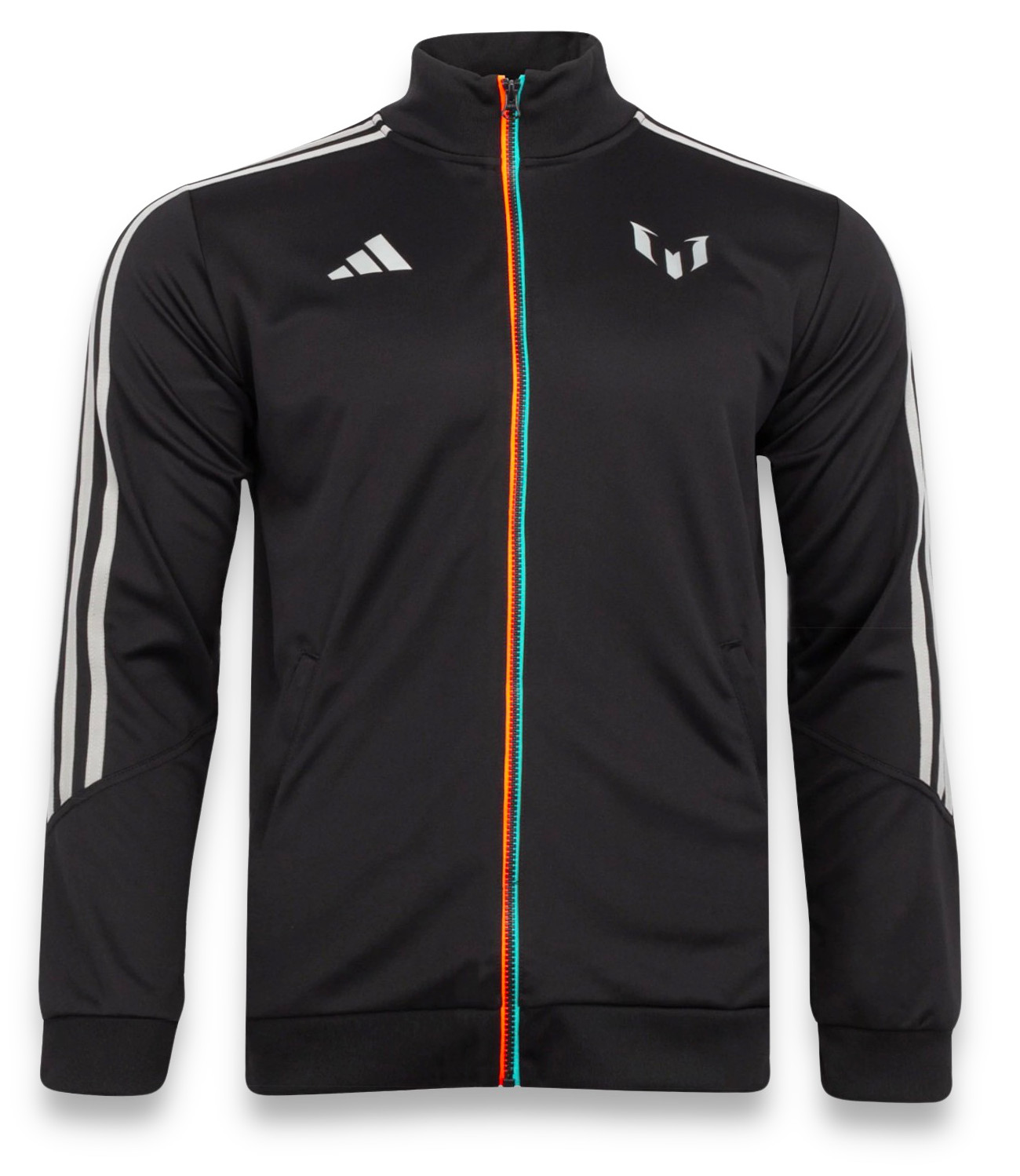 Adidas Messi Training / Track Jacket - NWT Mens XL Black / Multi - #44369-B1