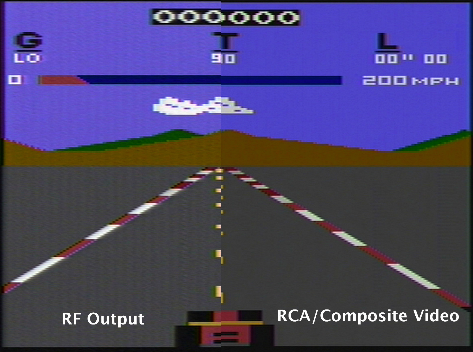 Atari 2600 Composite Video/Pause Mod Upgrade Combo Kit - DIY Unassembled