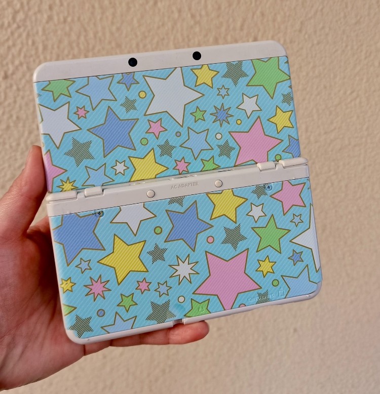 Nintendo New 3DS Kisekae Cover Plates Colorful Stars console Replacement Shell
