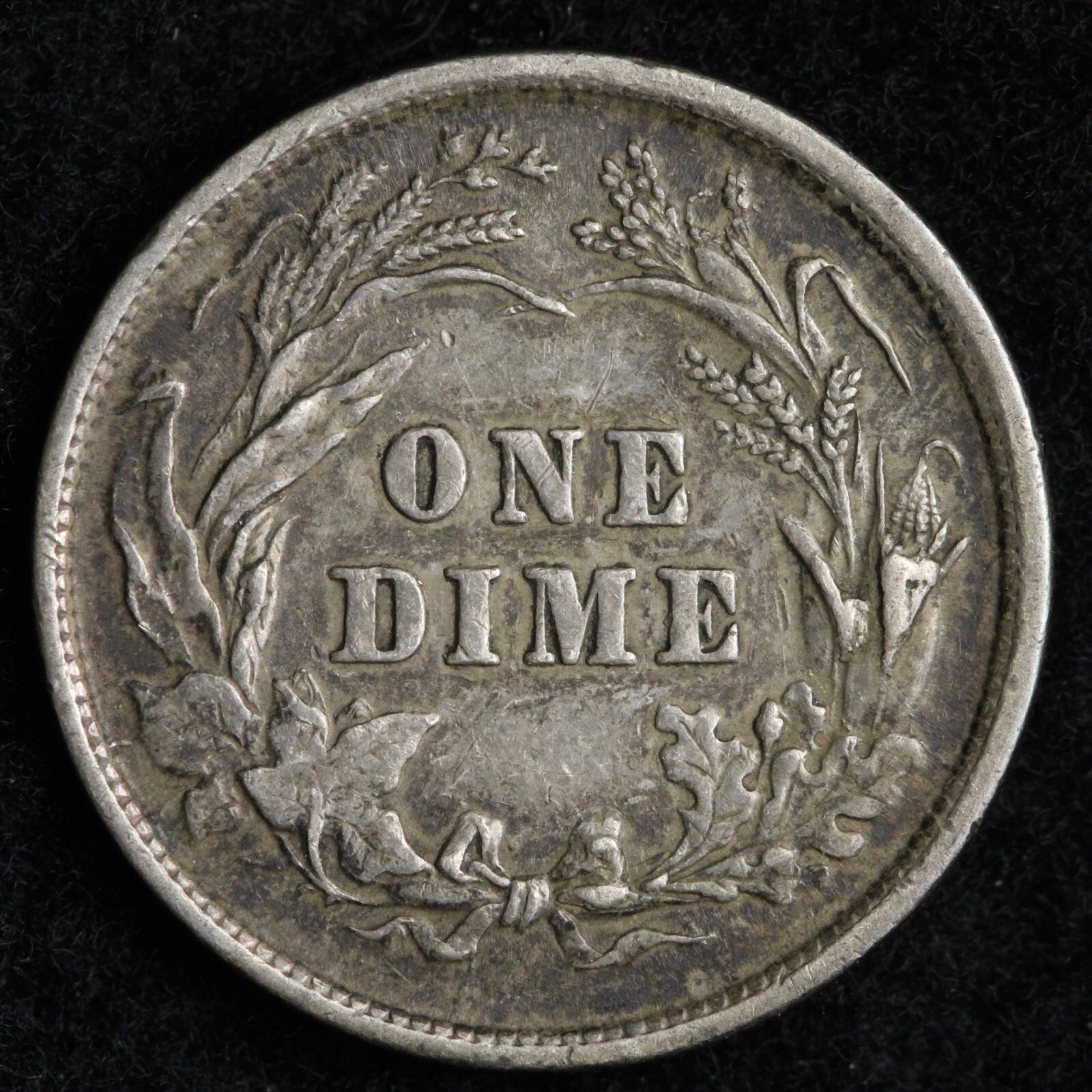 1897 Barber Silver Dime CHOICE AU E257 GEF